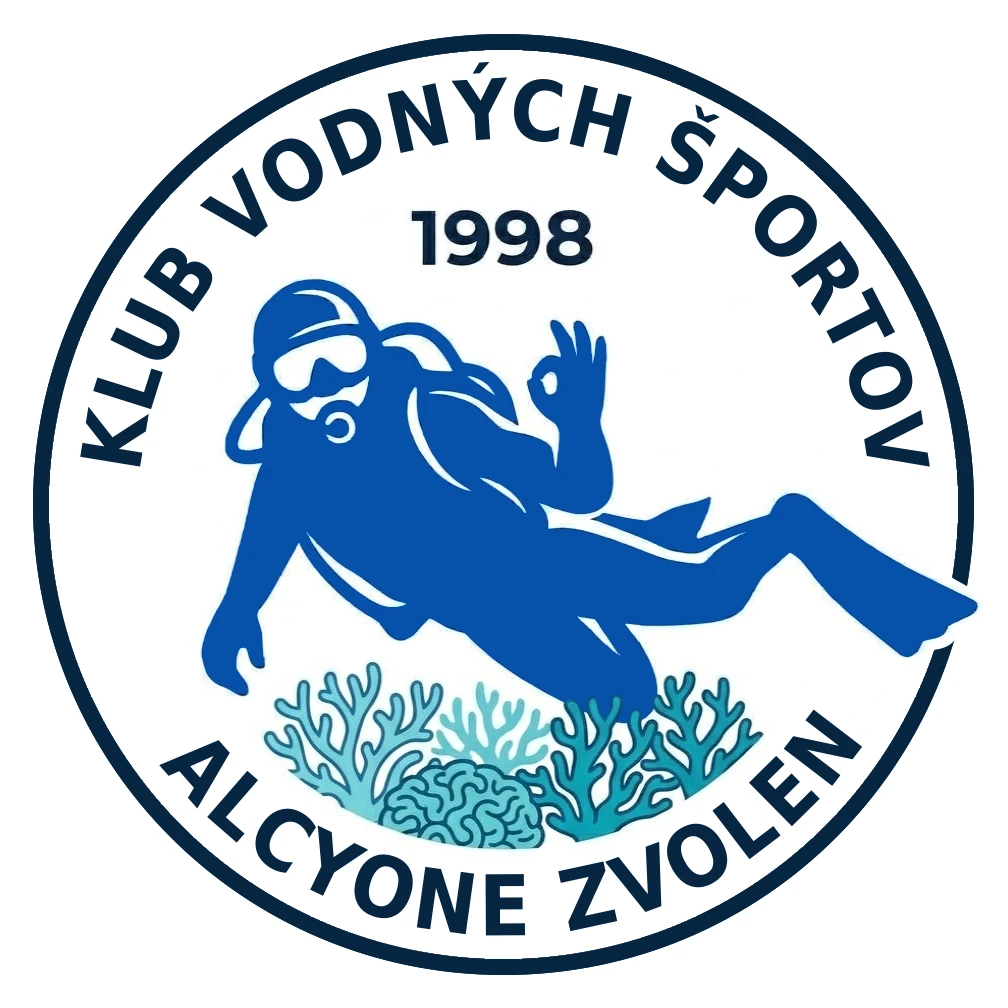 Logo Klubu vodných športov Alcyone Zvolen